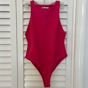 Zara Pink Seamless Bodysuit